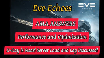How Does NE and CCP Plan To Keep Servers Stable? AMA - Optimization and Performance
