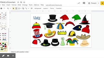 Build a Snowman - Google Slides