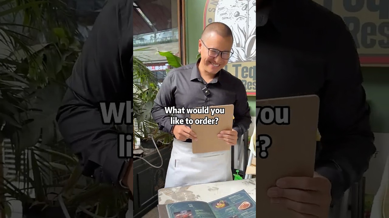 Restaurant English: How to order your food