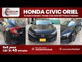 Honda Civic Oriel 2017 For sale in Karachi | Civic price features and specification | Mywheels.Pk
