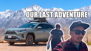 Last Adventure With Just Us 2  Exploring the Eastern Sierra  Camping / OffRoading Rav 4