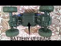 HOW TO UPGRADE A POWERFUL BATTERY🔋 FOR RC ROCK CRAWLER🚘 #x editor #4wd