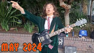 AC/DC - Givin The Dog A Bone LIVE by Angus Young Street Performer (May 2024 Part 3)