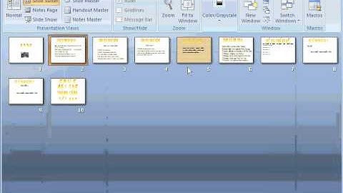 PP007 - Thay đổi thứ tự các Slide