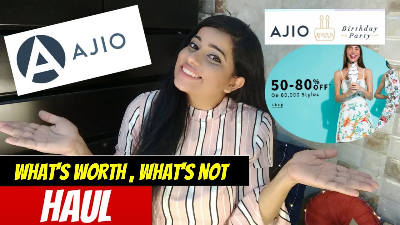 ajinomen AJIO.COM BIRTHDAY SALE HAUL / QUALITY REVIEW | Sana K