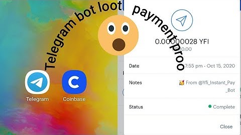 New telegram paying bot || coinbase || live withdraw||