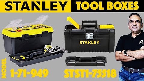 Review Stanley Tool Box 16" Inch STST1-75518 vs STANLEY 1-71-949 1-71-948 DIY boxes in Hindi