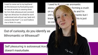 Answering YOUR Questions About Asexuality And Aromanticism! ❤ ft much talk about microlabels