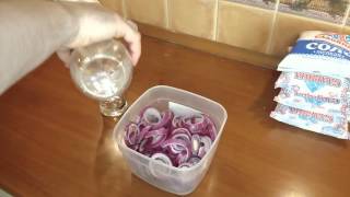 МАРИНОВАННЫЙ КРАСНЫЙ ЛУК. Подробный рецепт. МАРИНОВАННЫЙ КРАСНЫЙ ЛУК. Подробный рецепт.