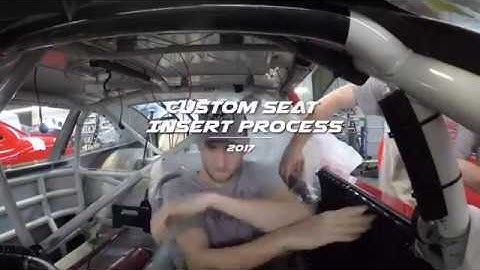 NASCAR Custom Seat Insert Time Lapse with Harrison Rhodes | Flex Seal®