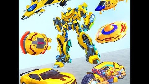 Jet Robot Car Transformation :Robot Car Games