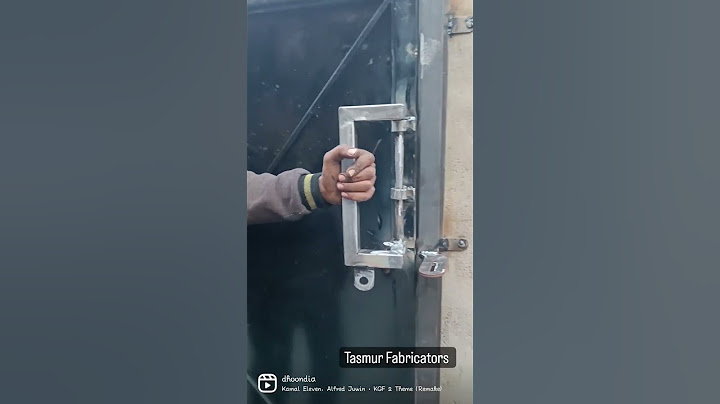 Sliding gate handle plus lock 2 in 1