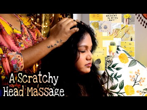#asmr SLEEP ASMR THERAPY🔼 Indian Head & Shoulder Oil Massage With Tingly Sounds🔸Hair & Scalp Oiling