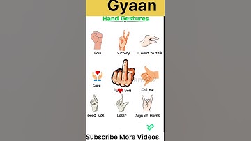 Hand gestures Video 📷 #shorts #video #hd #hindi #english #vocabulary #gesture #gyaan @Gyaan322