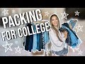 HOW TO PACK YOUR CLOSET FOR COLLEGE!! // PACKING FOR COLLEGE
