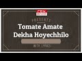 Tomate Amate Dekha Hoyechhilo   FULL KARAOKE  Bengali with Lyrics Mp3 Song
