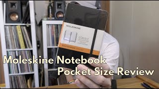 Moleskine Hard Cover Ruled Notebook Flip-thru