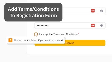 Filament Register Page: Add Terms and Conditions Checkbox