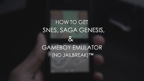 IOS 8.2/8.3/8.4: SNES, SEGA GENESIS, & GAMEBOY EMULATOR | (NO JAILBREAK) | GAMEPLAY