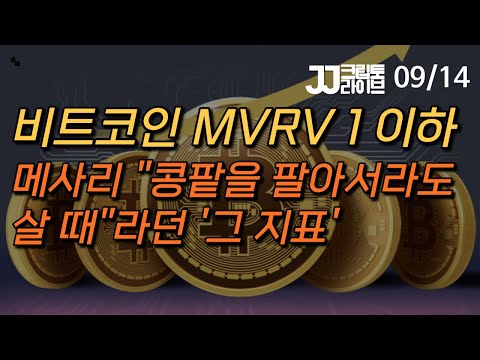   LIVE MVRV로 본 비트코인 더 낮아질 수도