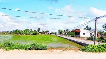 Đất thổ cư  xây dựng tự do gần 260 mét vuông tại xã Mỹ Lệ Cần Đước Long An gần chợ Rạch Kiến .