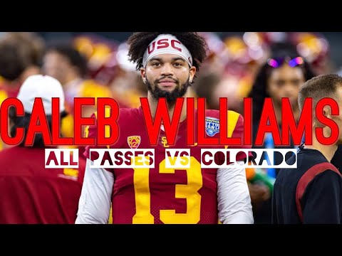 Film Room: Caleb Williams Vs Colorado: All Passes