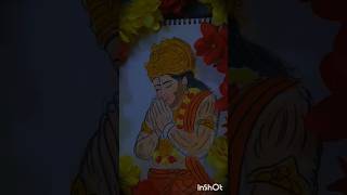 Hanuman ji drawing 🙏 #shorts #youtubeshorts #viral #trending #paintellectualpriya #drawing #art