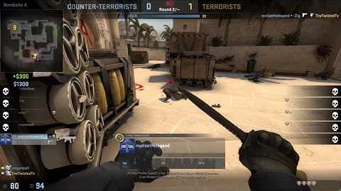 CS:GO Crazy 1v4 Clutch with Pistol in ESEA