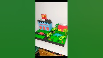 Air pollution Project | pollution control Science project  #schoolproject #science #shorts