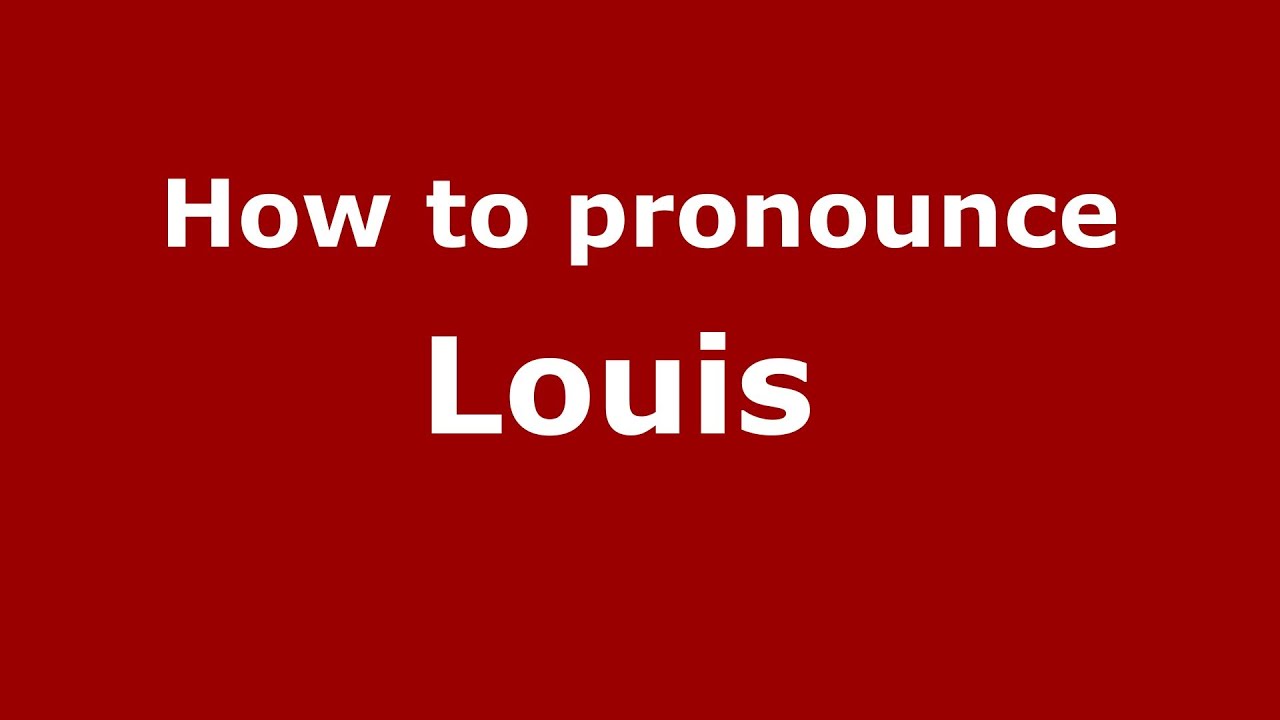 How to pronounce LOUIS VUITTON the right way 