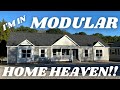 I'm in MODULAR HOME HEAVEN! 2 story & elegant features! Modular Home Tour