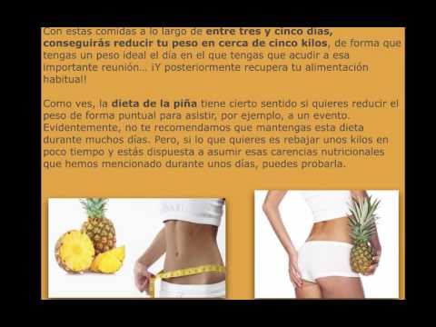 dieta de tres dias de piña