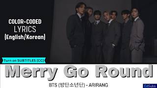 BTS 방탄소년단 - Merry Go Round - MP3 - Arirang (가사) [SUB] Color Coded Lyrics (가사)  Eng/Rom/Kor