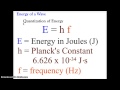 Understanding Light Energy and Atomic Spectra