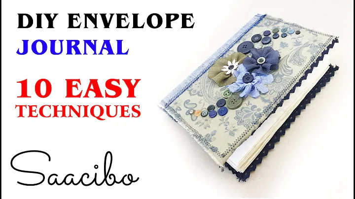 10 EASY Techniques To Bind Window Envelopes Into A Junk Journal