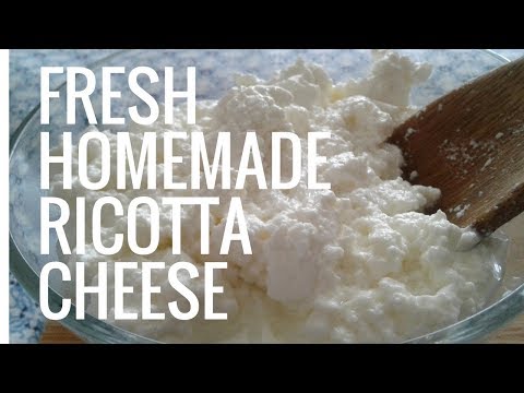 HOW TO: Make Fresh Ricotta Cheese (Homemade, Just 2 Ingredients)