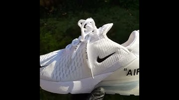 OFF-WHITE X NIKE JORDAN CUSTOM SNEAKERS LEARN THE PROCESS ON HOW TO CUSTOMIZE NIKE AIR MAX 270