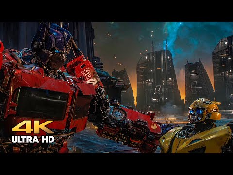 Battle for Cybertron. Optimus Prime sends Bumblebee to Earth. Bumblebee Opening Scene