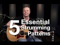 5 essential strumming patterns  beginner guitar lessons