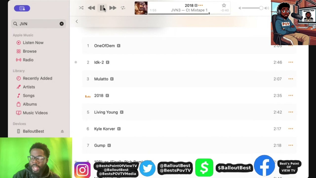 JVN3 - Ct Mixtape 1 (Album Review)