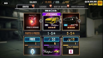 CSR2 | Opening gold crates.