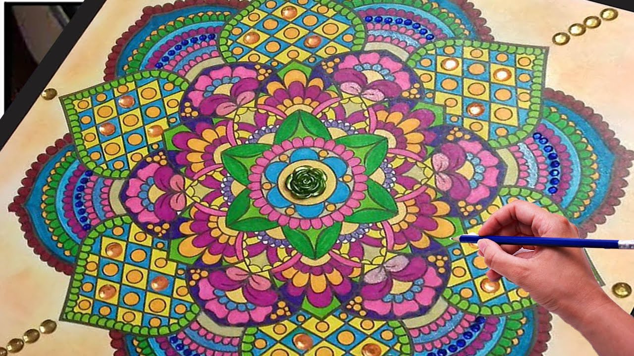 Comment colorier un mandala , zen thérapie assurée ! 