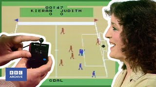 1980: Hyper-Realistic COMPUTER FOOTBALL | Tomorrow's World | Retro Gaming | BBC Archive