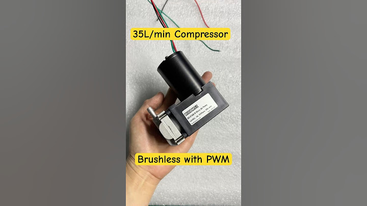 Mini Compressor 35L/min 12V 24V #compressors #piston #oilfree