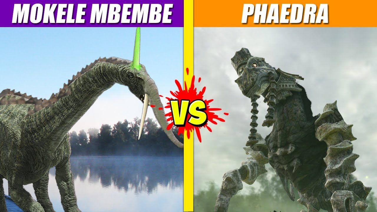 Titanus Mokele MbeMbe vs Phaedra (Shadow of Colossus)