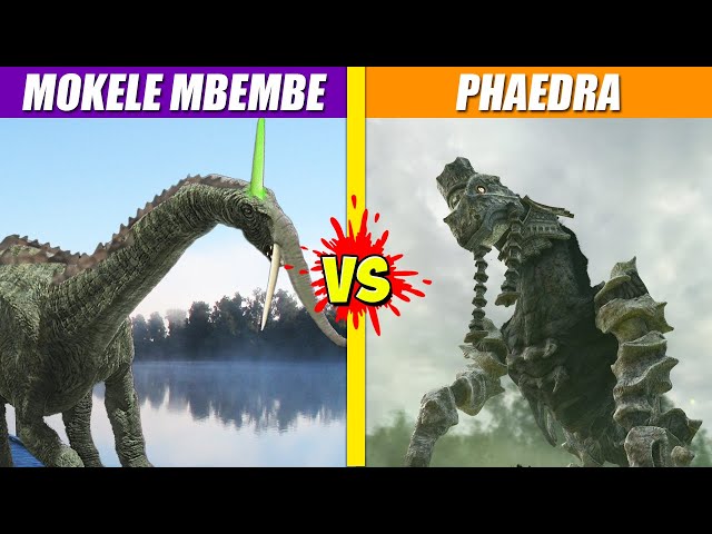 Titanus Mokele MbeMbe vs Phaedra (Shadow of Colossus)