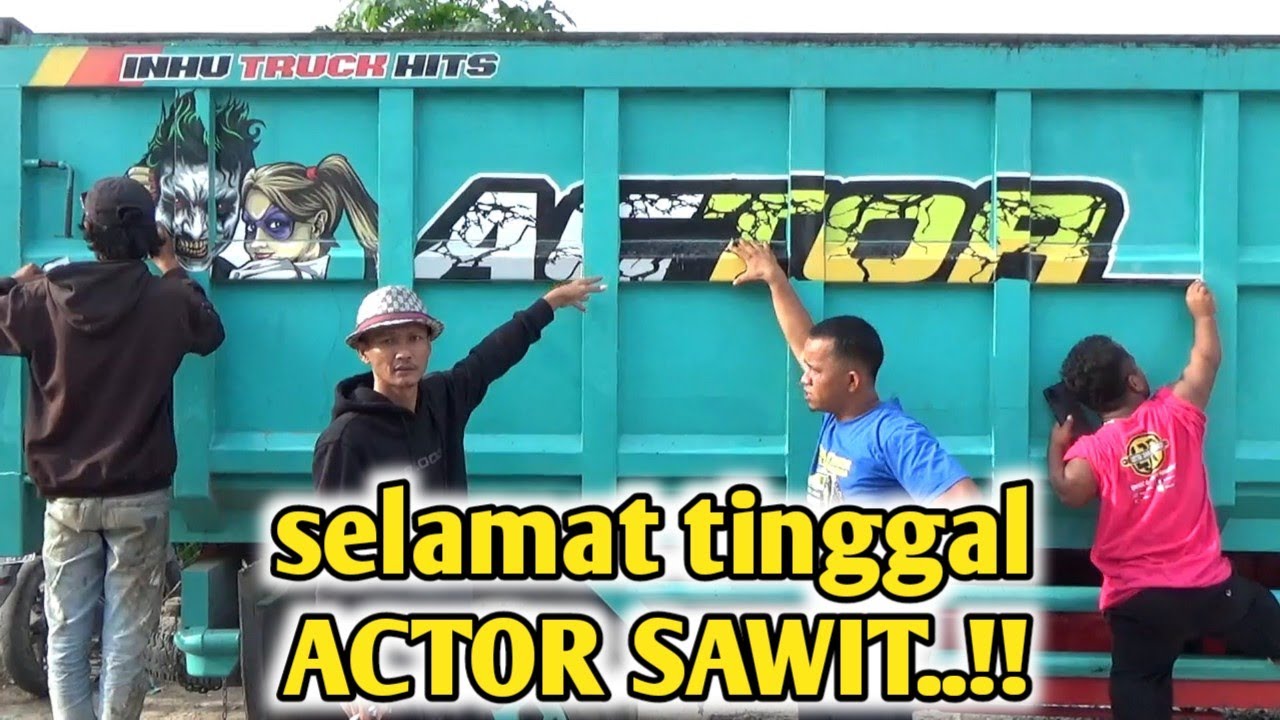 Pencopotan stiker ACTOR SAWIT...