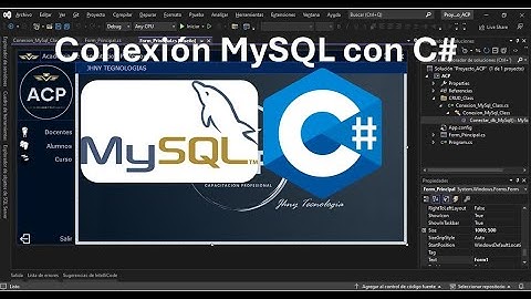 Conexión C # y MySQL