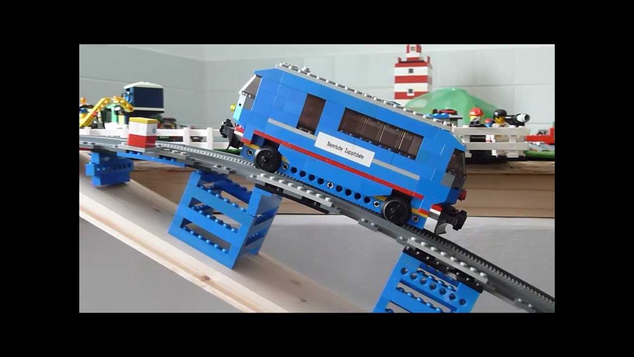 Die Bayerische Zugspitzbahn Aus Lego Mit 65 Steigung Youtube