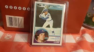 1983 TOPPS RYAN SANDBERG ROOKIE CARD